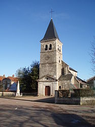 The church in Saint-Broing-les-Moines