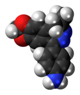 Space-filling model of GYKI-52,466