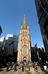 Die Trinity Church ist eine der bekanntesten Kirchen in New York