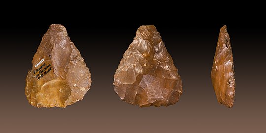 Biface Paléolithique inférieur Muséum de Toulouse