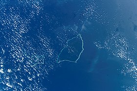 Vue satellite de l'atoll de Maloelap.