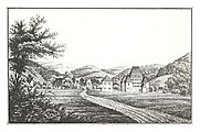 Schloss Alt-Kainach um 1830, Lith. Anstalt J.F. Kaiser, Graz