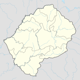 Mappa di localizzazione: Lesotho