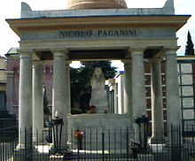 photo : tombe de Paganini à Parme