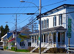 L'extrémité est de la route 224 à Saint-Bonaventure.