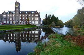 Newbridge Dominican College and the River Liffey