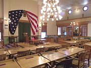 Inside the historic House Chamber. The Chamber is located on the third floor of the Arizona State Capitol Museum.
