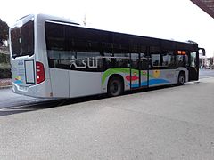 Le Citaro C2 no 948 du réseau Le Parisis en gare routière d'Herblay.