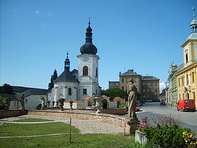 Marktplatz von Manětín