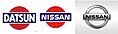 Logos de Datsun y Nissan.