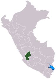 Regio Huancavelicensis: situs