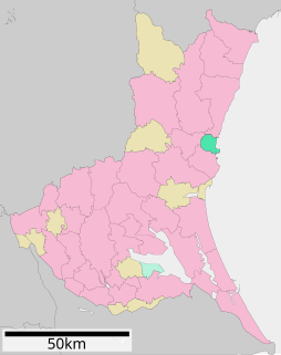 東海村位置図