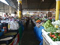 The vegetable and fruit stores