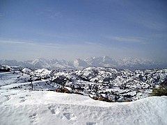 Djurdjura bajo la nieve.