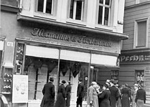Vetrine infrante in alcuni negozi ebrei di Magdeburgo