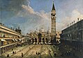 Canaletto, Vue de la place Saint-Marc à Venise