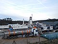 Centrale d'enrobage en France, lors de travaux sur l’A89.