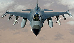 Amerikai F–16CJ Irak felett