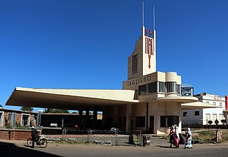 Pertolstasie in die Art Deco-styl uit 1938