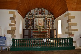 Intérieur de la chapelle de Lochrist.