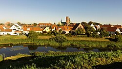 Ribe seen from Riberhus