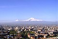 Yerevan, Armenia with Mount Ararat in the background