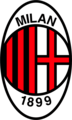 Logo Milan được sử dụng từ 1986 đến 1998