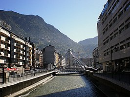De Valirarivier in Andorra la Vella