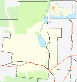 Diapur is located in Shire of Hindmarsh