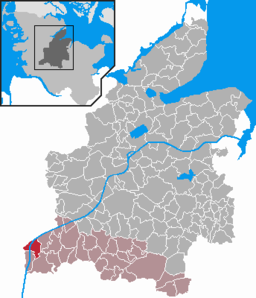 Läget för kommunen Beldorf i Kreis Rendsburg-Eckernförde