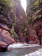 gorges du Daluis dans les Alpes-Maritimes.