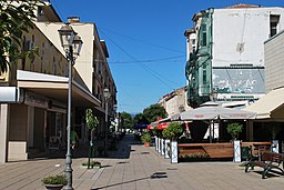 Stadskärnan i Gevgelija