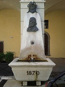Fontana in Piazza Garibaldi. a.d. 1870