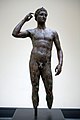 L'Atleta di Fano, opera in bronzo attribuita allo scultore greco Lisippo.
