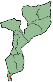 Poziția localității Maputo