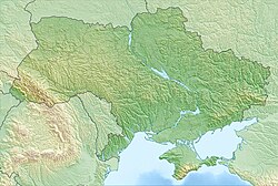 Kherson trên bản đồ Ukraina