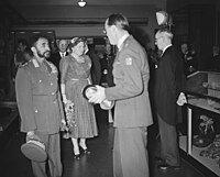 Selassie em visita de estado à Holanda, em 1954