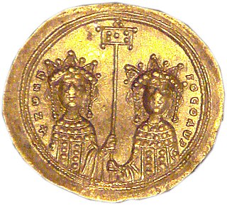 Goldhistamenon von Zoe und Theodora III. 1042