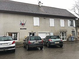 The town hall in Romain