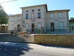 Skyline of Oriol-en-Royans