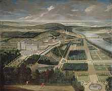 Vue du domaine de Saint-Cloud par Étienne Allegrain.