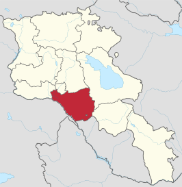 Kaart van Ararat
