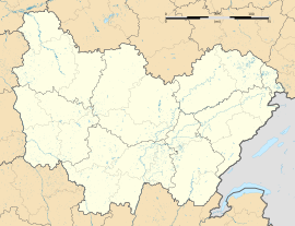 Dampierre-lès-Conflans is located in Bourgogne-Franche-Comté
