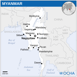 Lokasi Myanmar