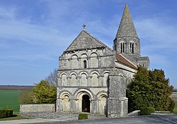 Église Saint-Cybard de Plassac.