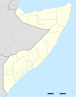 Abudwak is located in Somalia
