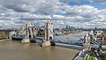 English: Tower Bridge viewed from the balcony at City Hall