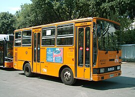 Iveco 316 minibus in Genoa, Italy