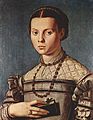 Portrét dievčaťa s knihou, 1545
