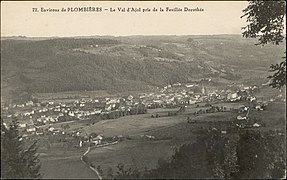 Le Val d'Ajol pris de la Feuillée Dorothée